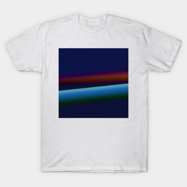 BLUE GREEN PINK TEXTURE ART T-Shirt by Artistic_st